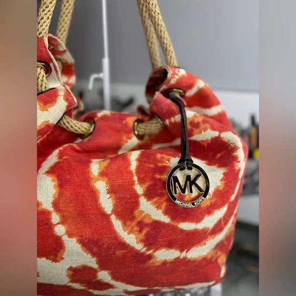 Michael Kors Marina large tie-dye canvas tote EUC - Picture 3 of 13